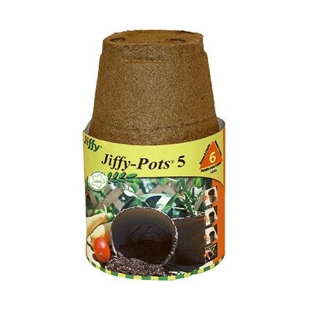 Green Garden Products 6PK 5 RND Peat Pot JP506